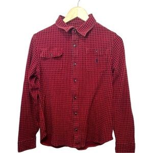 Polo Ralph Lauren Houndstooth Buffalo Plaid Button Down Shirt(blue label)